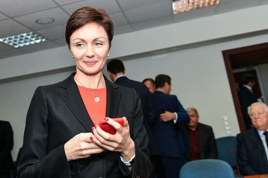 Meeting of the Russian Olympic Committee's executive committee