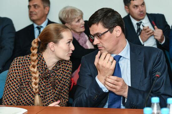 Meeting of the Russian Olympic Committee's executive committee