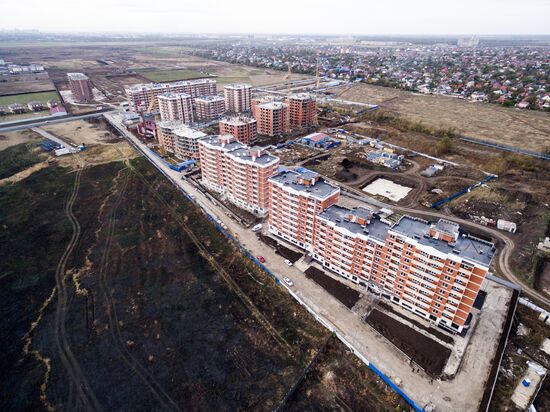 Housing construction in Krasnodar