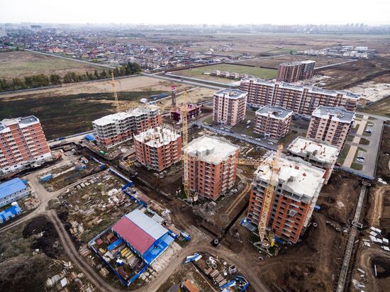 Housing construction in Krasnodar