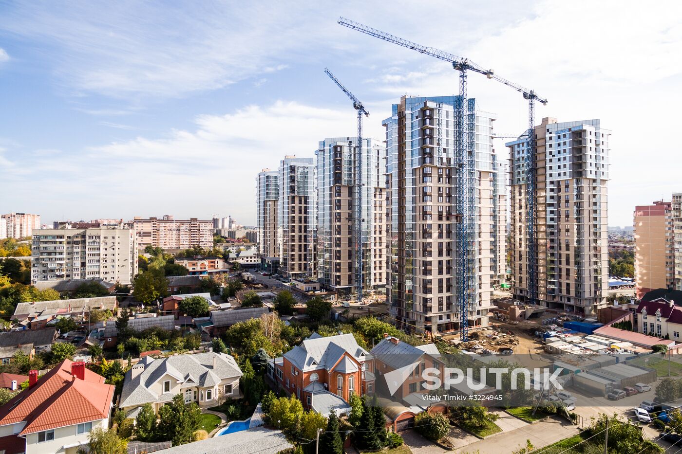 Housing construction in Krasnodar