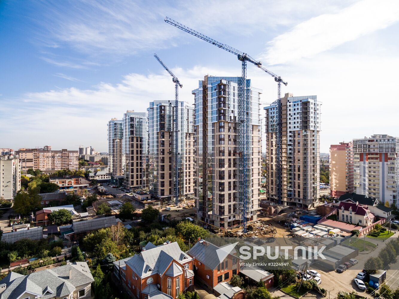 Housing construction in Krasnodar