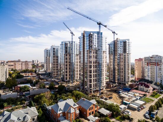 Housing construction in Krasnodar