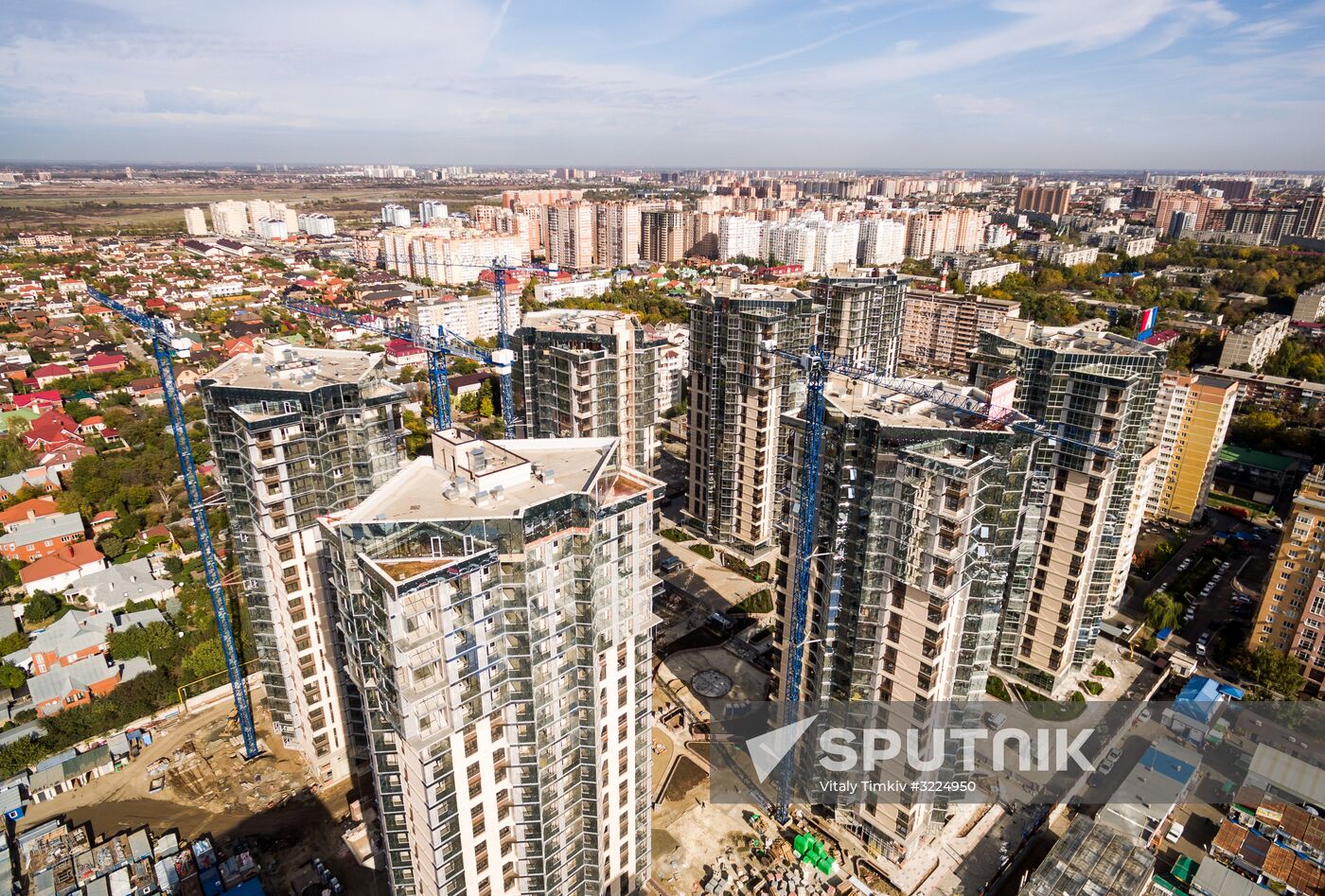 Housing construction in Krasnodar