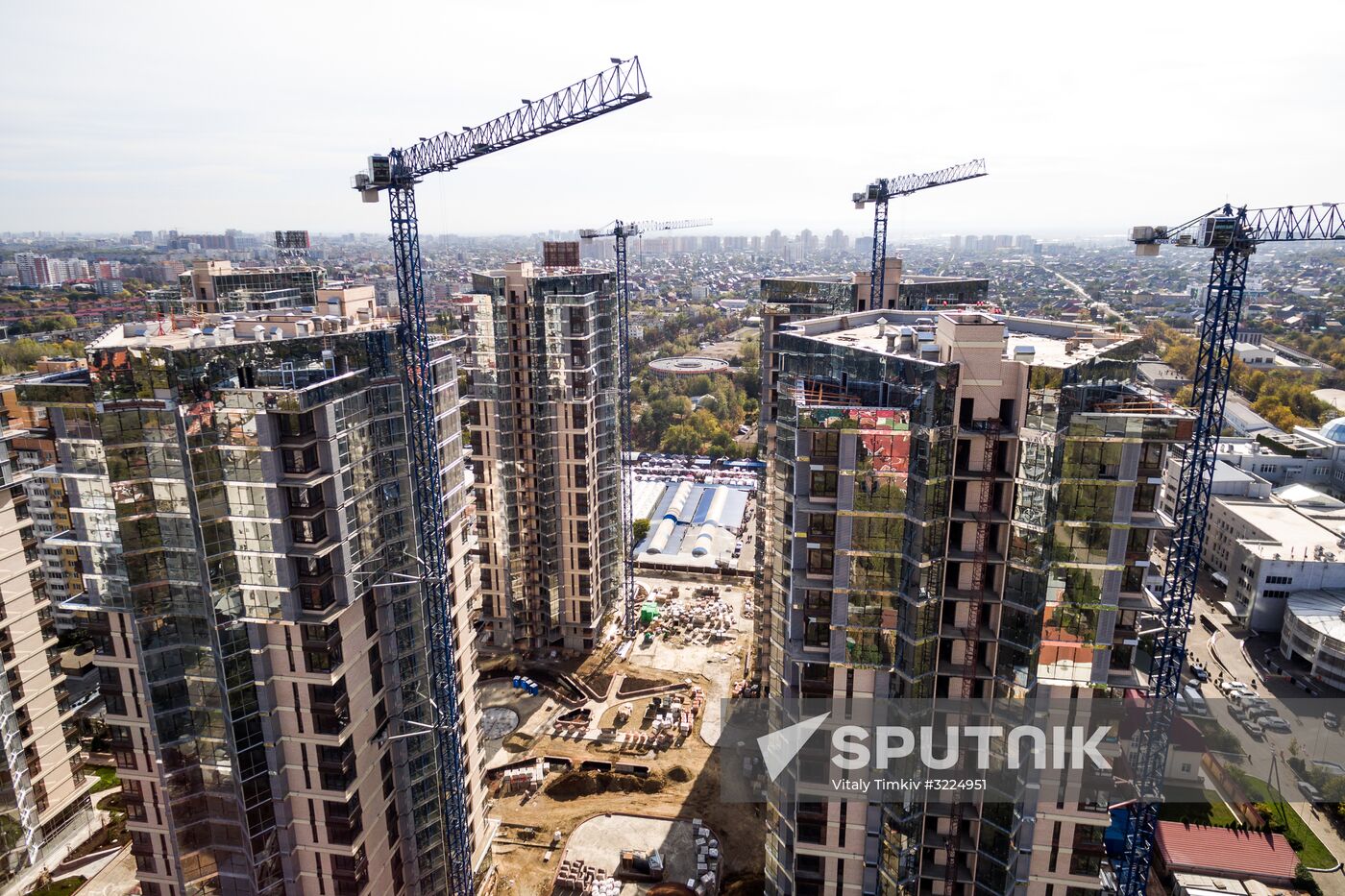 Housing construction in Krasnodar