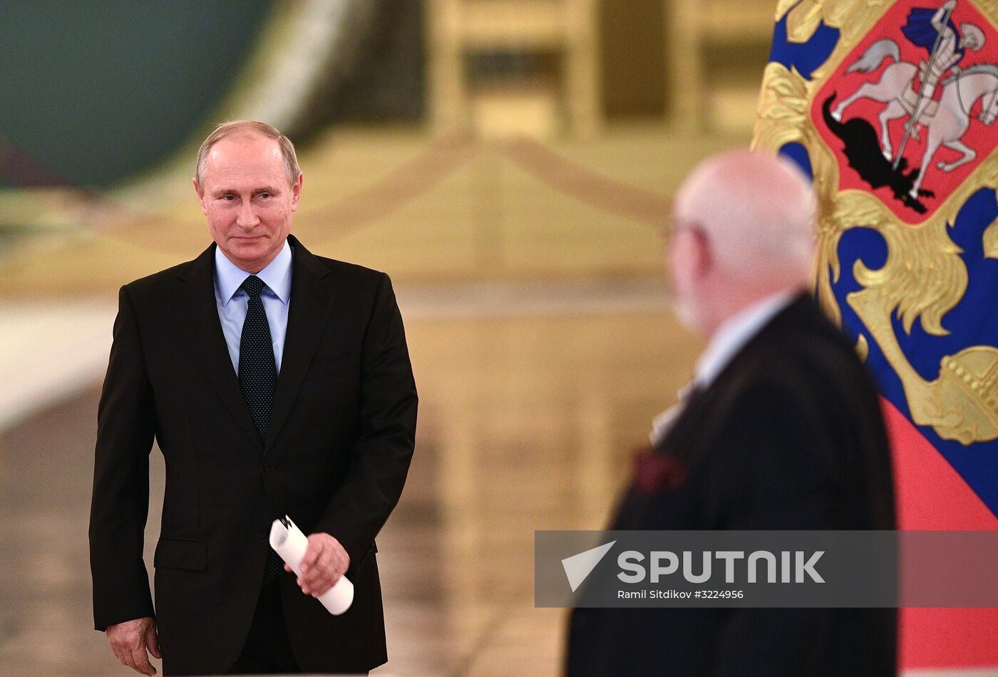 President Vladimir Putin meets with members of Presidential Council for Civil Society and Human Rights