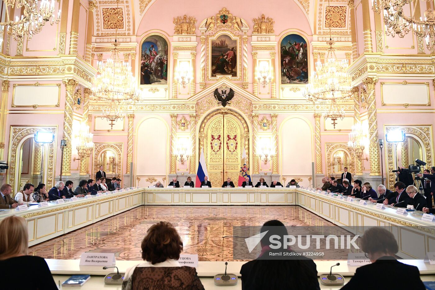 President Putin meets with members of Presidential Council for Civil Society and Human Rights
