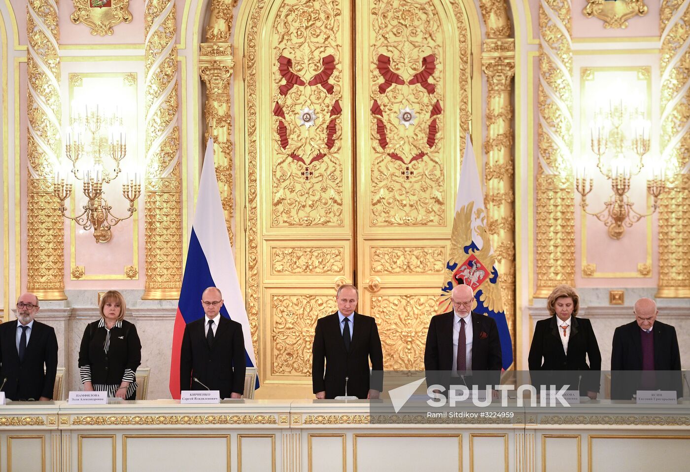 President Putin meets with members of Presidential Council for Civil Society and Human Rights