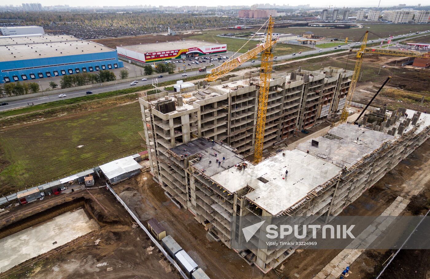 Housing construction in Krasnodar