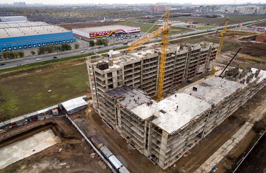 Housing construction in Krasnodar