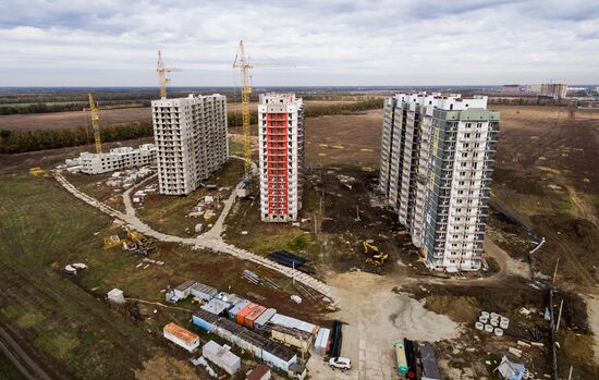 Housing construction in Krasnodar