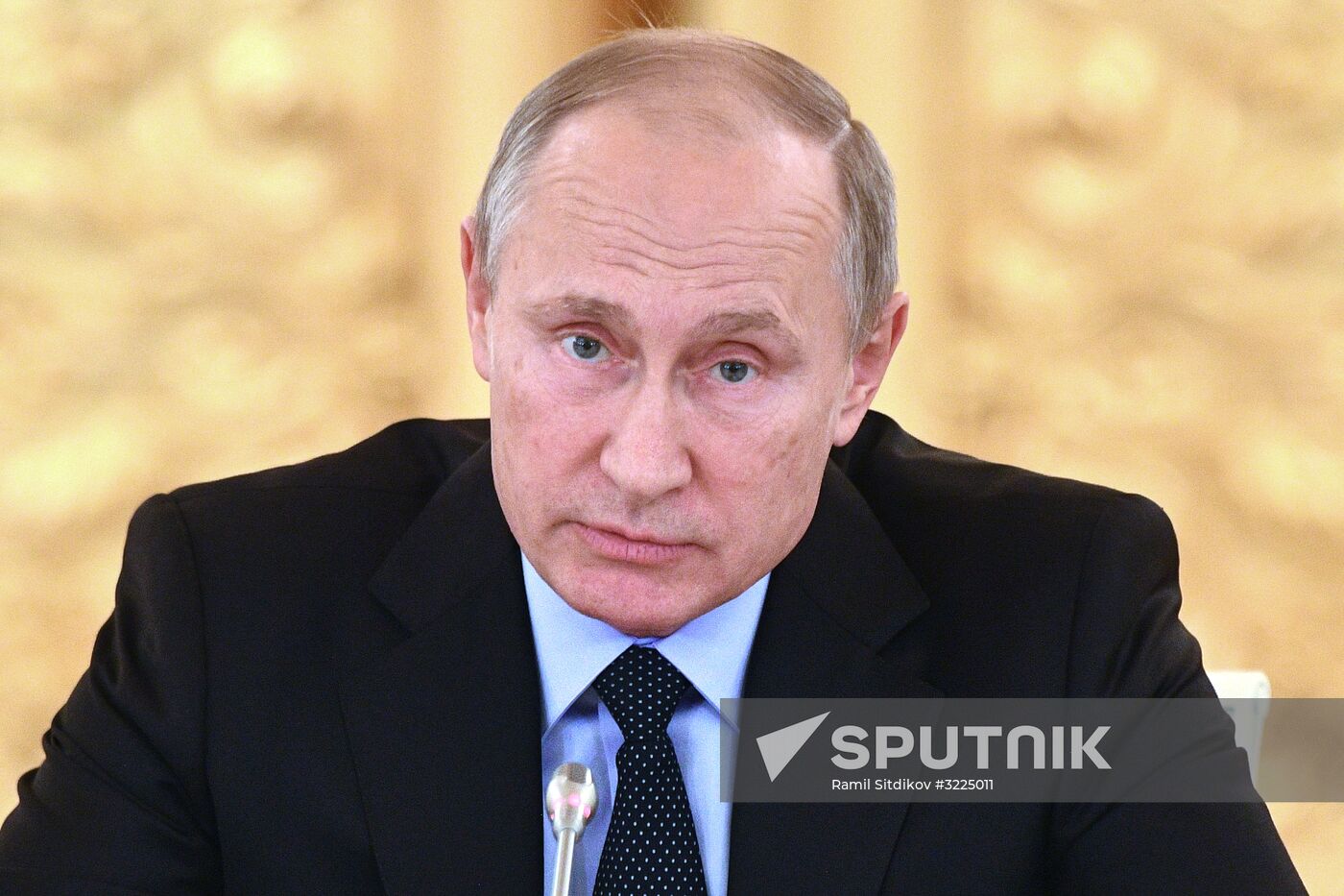 President Vladimir Putin meets with members of Presidential Council for Civil Society and Human Rights