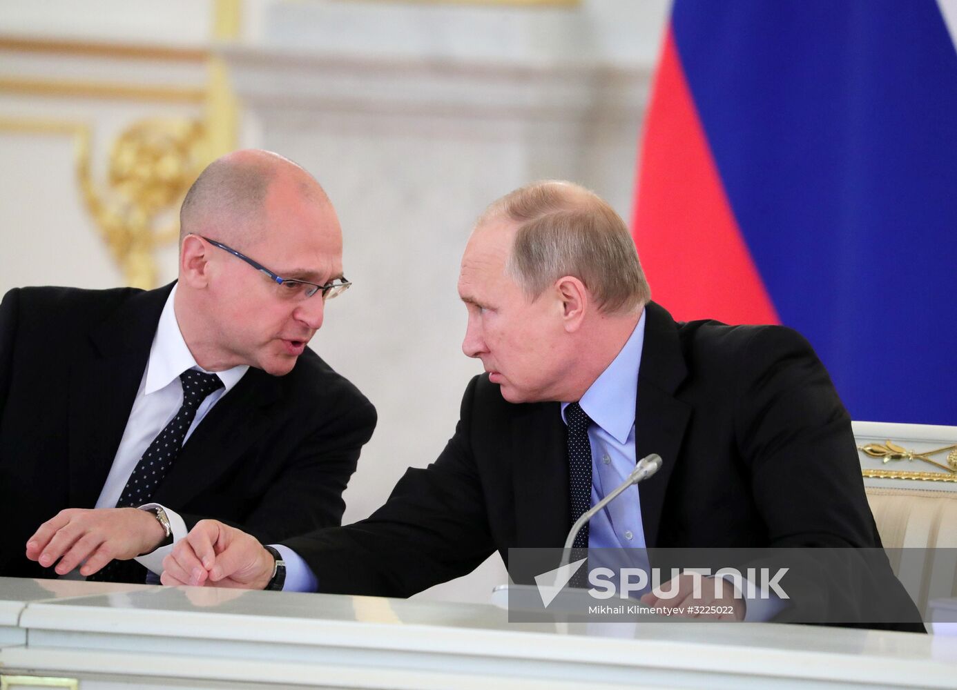 President Vladimir Putin meets with members of Presidential Council for Civil Society and Human Rights