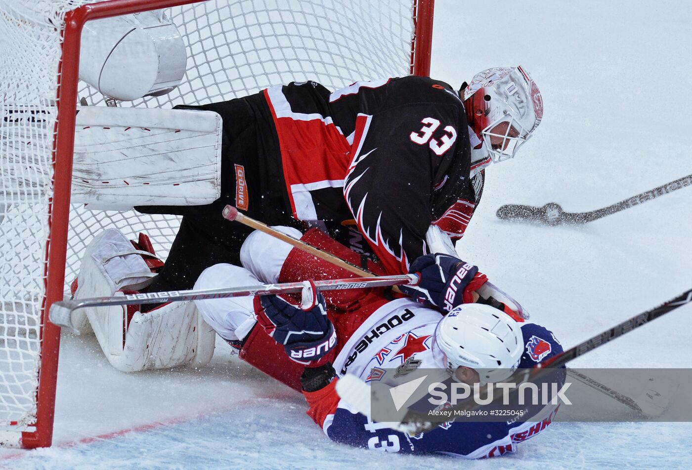 Ice hockey. KHL. Avangard vs. CSKA
