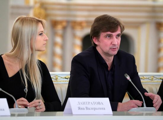 President Vladimir Putin meets with members of Presidential Council for Civil Society and Human Rights