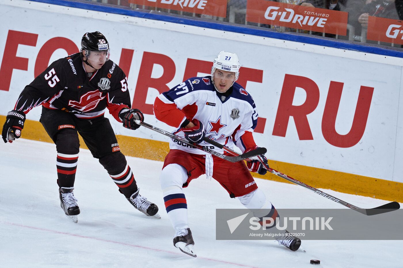 Ice hockey. KHL. Avangard vs. CSKA