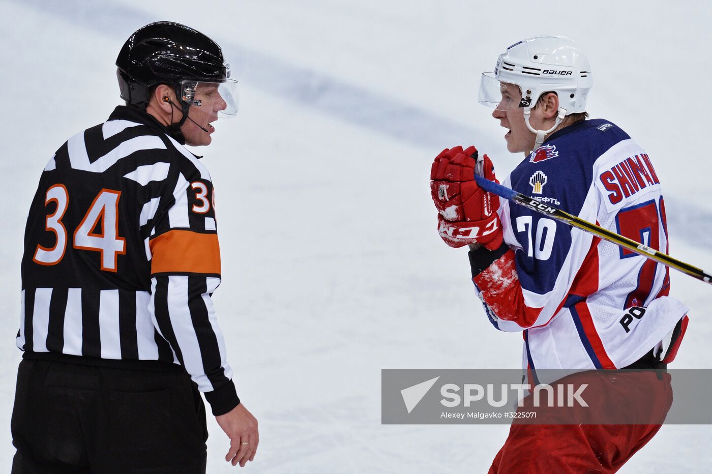 Ice hockey. KHL. Avangard vs. CSKA
