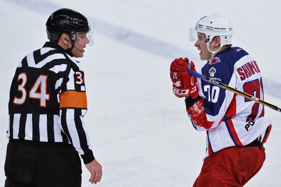 Ice hockey. KHL. Avangard vs. CSKA