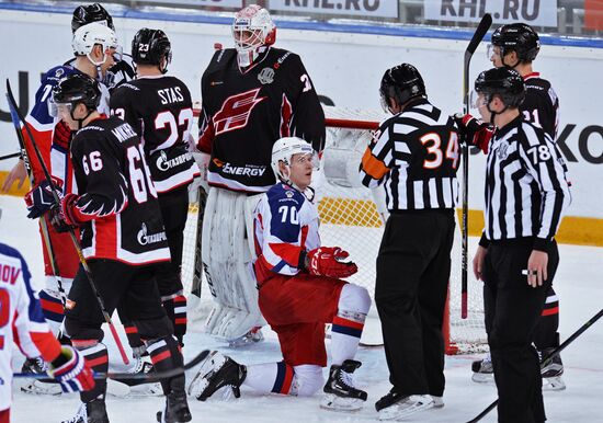Ice hockey. KHL. Avangard vs. CSKA