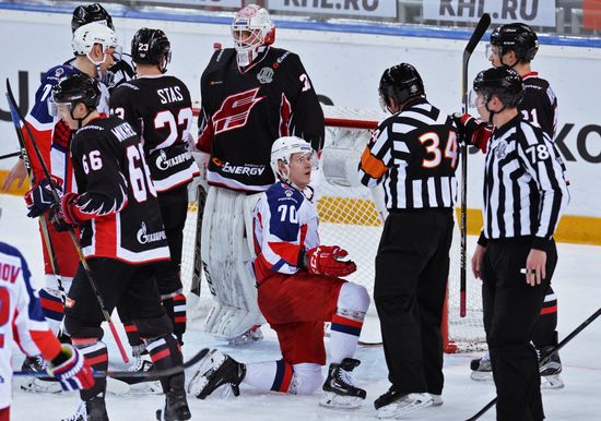 Ice hockey. KHL. Avangard vs. CSKA