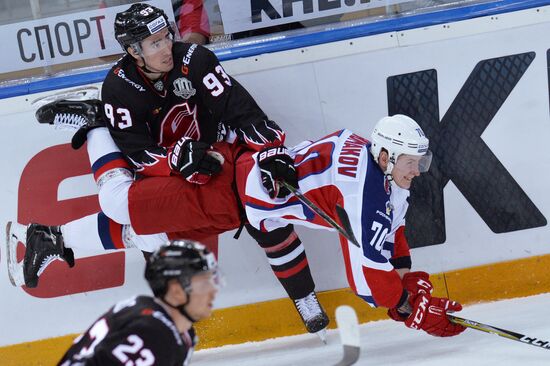 Ice hockey. KHL. Avangard vs. CSKA