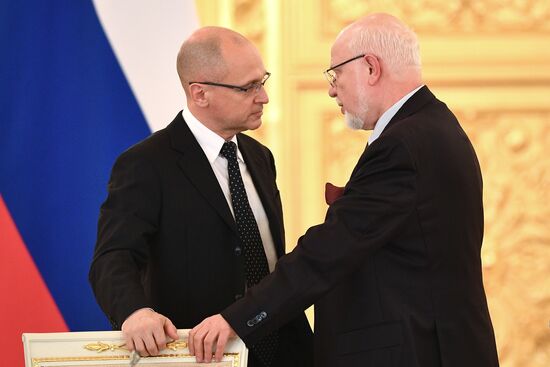 President Vladimir Putin meets with members of Presidential Council for Civil Society and Human Rights
