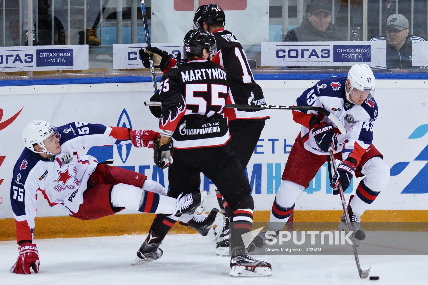 Ice hockey. KHL. Avangard vs. CSKA