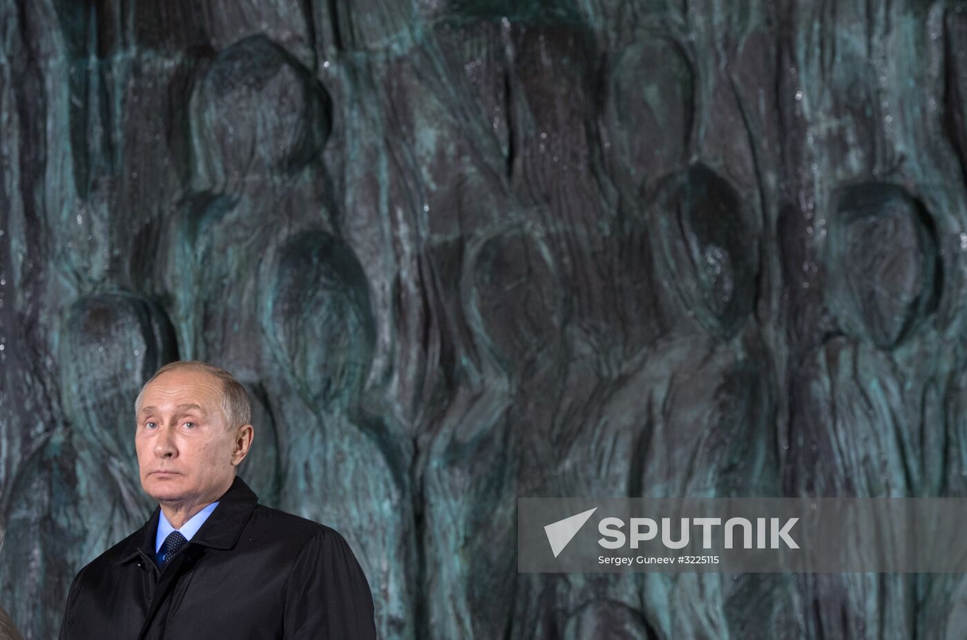 President Vladimir Putin attends unveiling of the Wall of Grief memorial