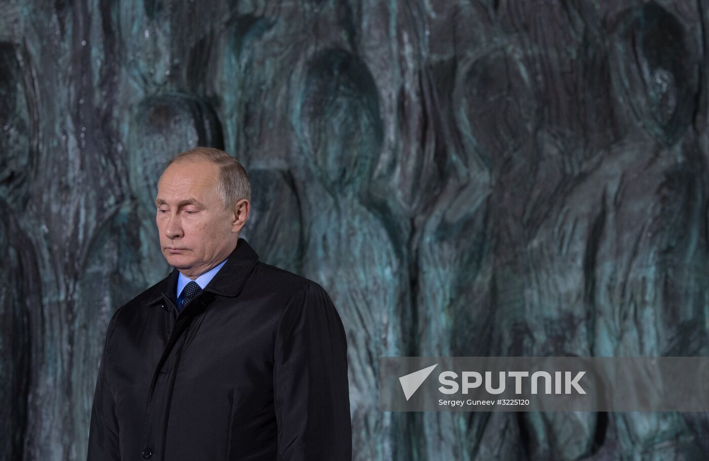 President Vladimir Putin attends unveiling of the Wall of Grief memorial
