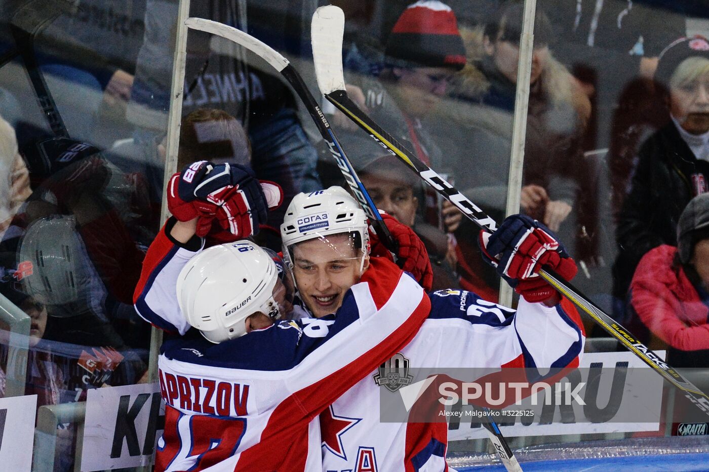 Ice hockey. KHL. Avangard vs. CSKA