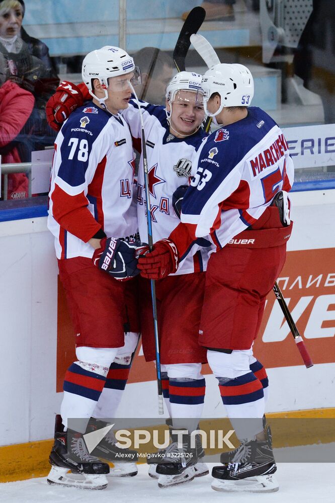 Ice hockey. KHL. Avangard vs. CSKA