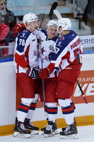Ice hockey. KHL. Avangard vs. CSKA