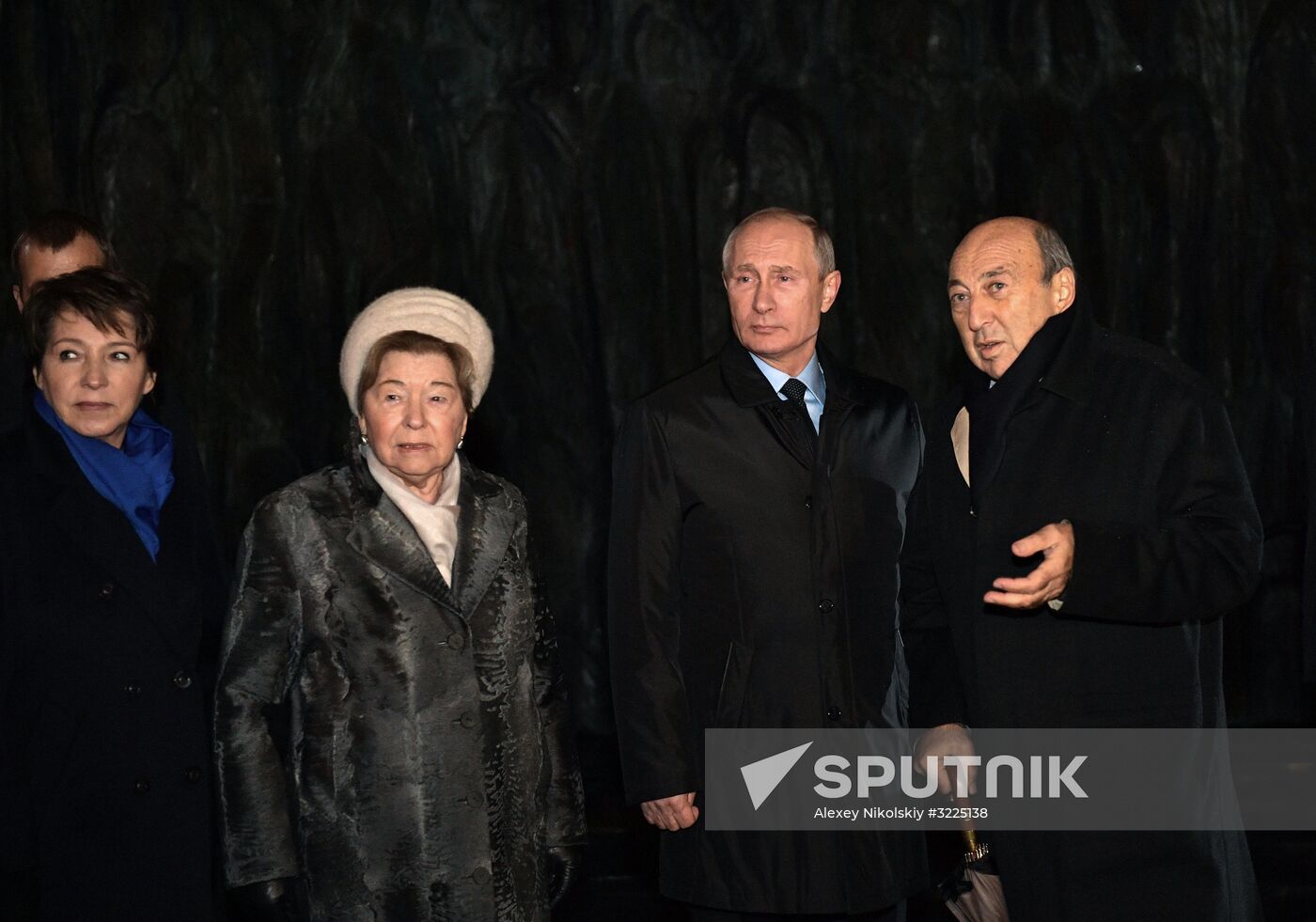 President Vladimir Putin attends unveiling of the Wall of Grief memorial