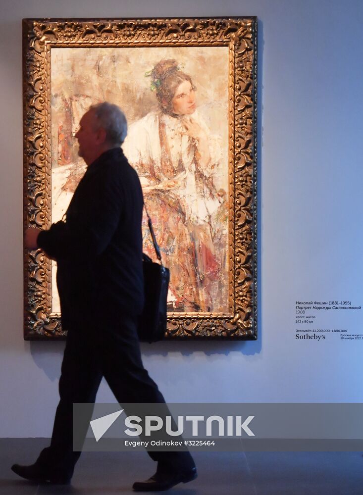 Exhibition "Russian Art Masterpieces at Sotheby's Autumn Auctions"
