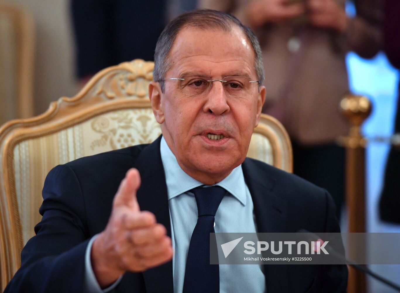 Russian Foreign Minister Sergei Lavrov meets with Republic of Suriname Foreign Minister Yldiz Deborah Pollack-Beighle