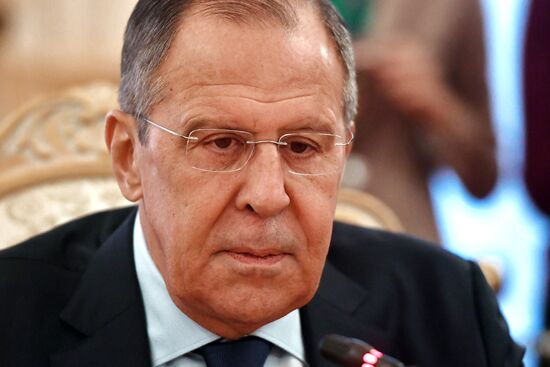 Russian Foreign Minister Sergei Lavrov meets with Republic of Suriname Foreign Minister Yldiz Deborah Pollack-Beighle