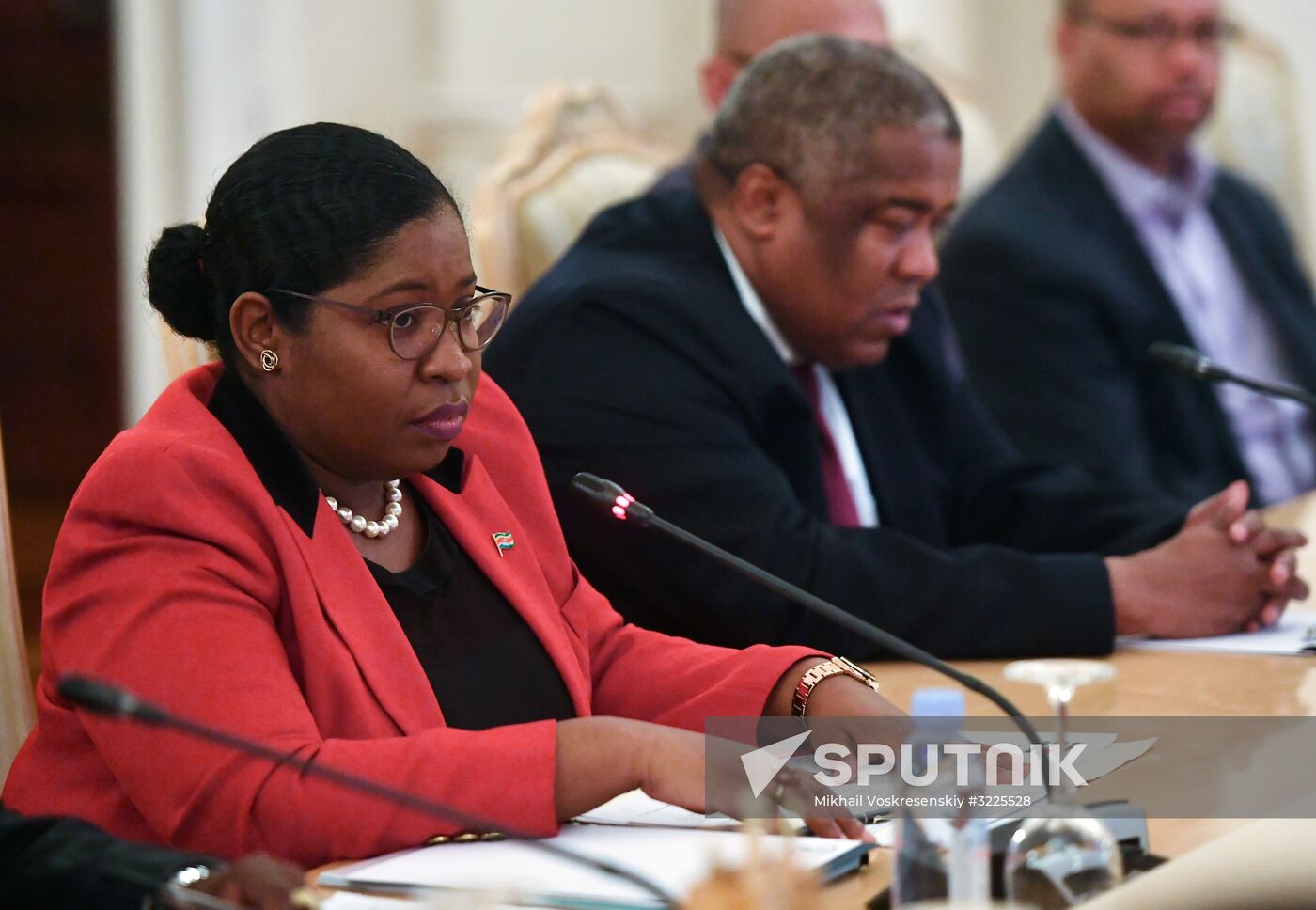 Russian Foreign Minister Sergei Lavrov meets with Republic of Suriname Foreign Minister Yldiz Deborah Pollack-Beighle