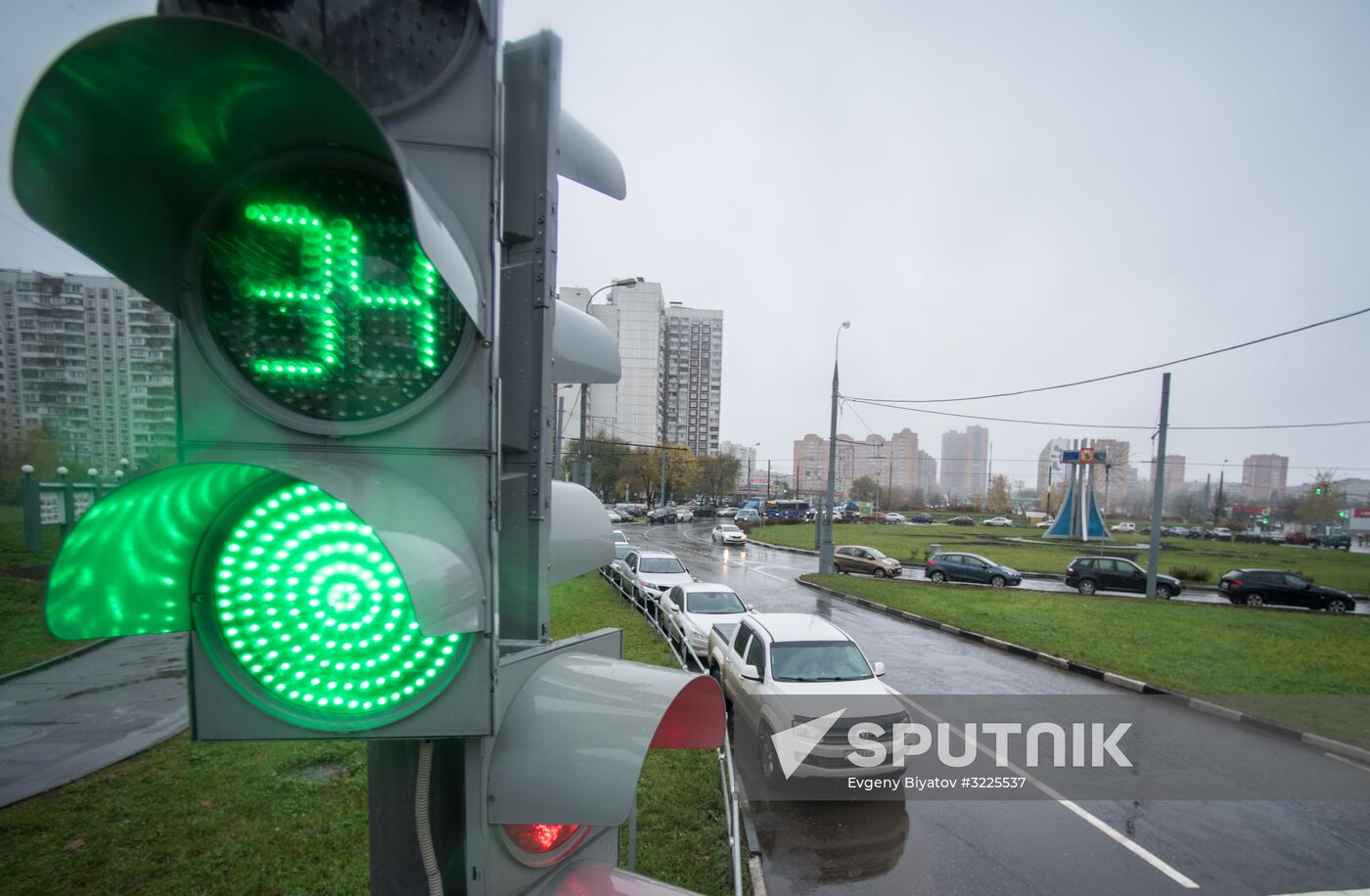 Circular traffic in Moscow