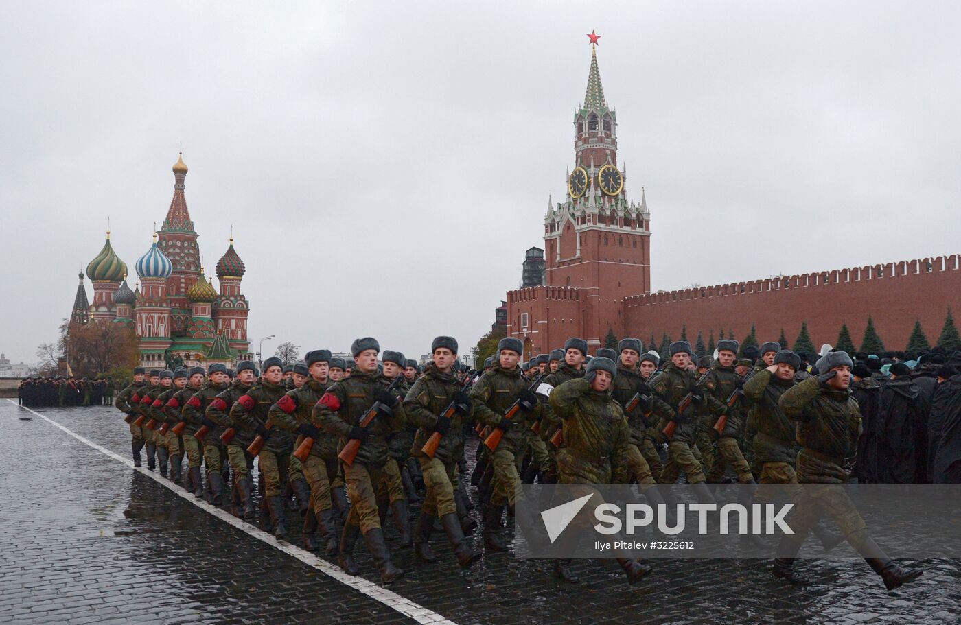 Rehearsal of march to mark 76th anniversary of 1941 parade
