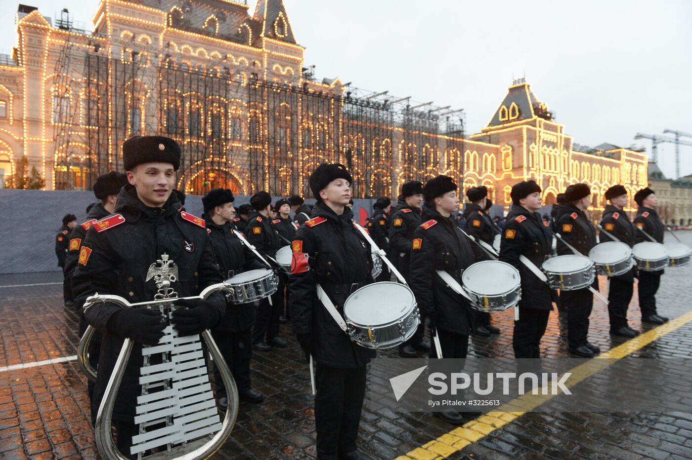 Rehearsal of march to mark 76th anniversary of 1941 parade