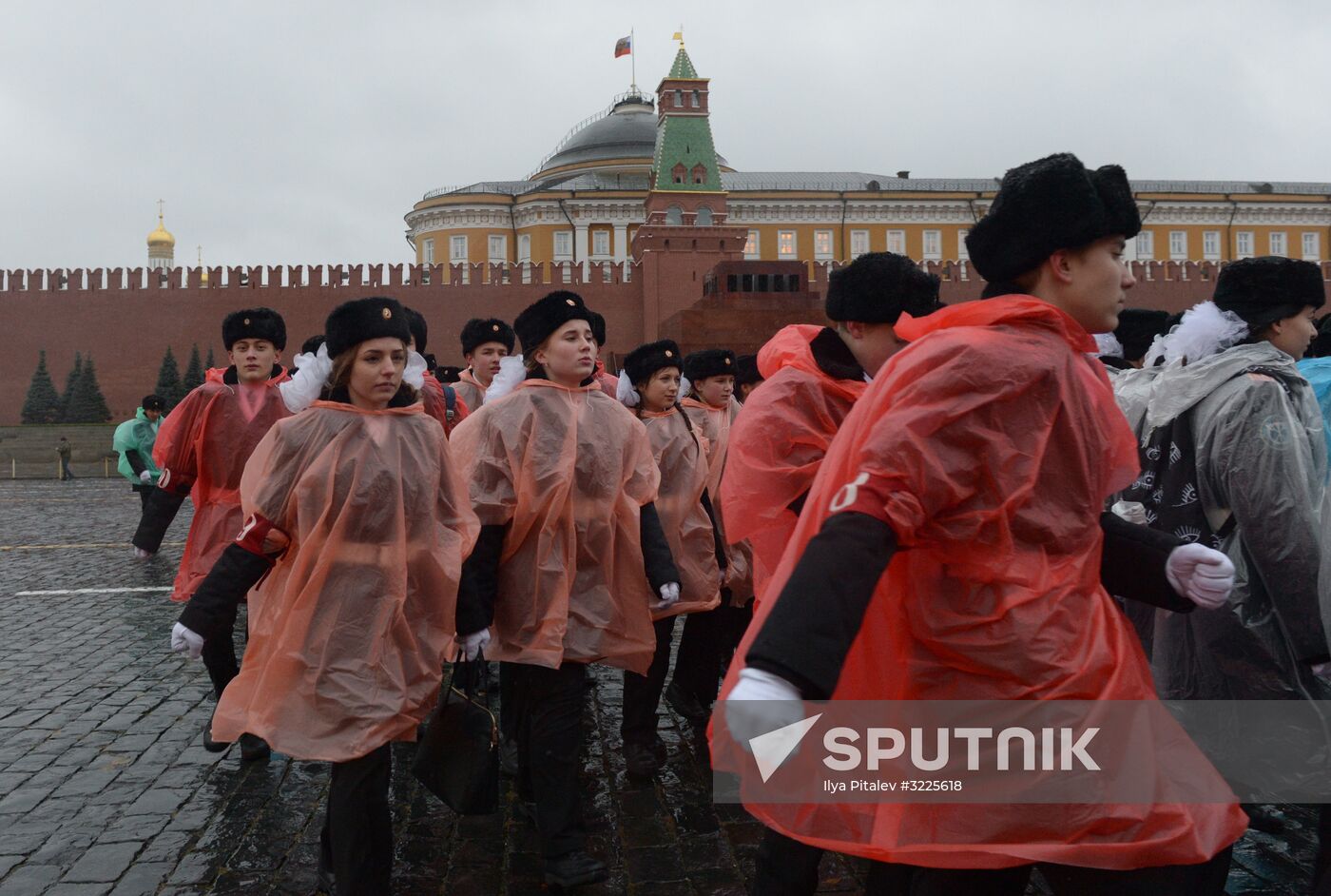 Rehearsal of march to mark 76th anniversary of 1941 parade