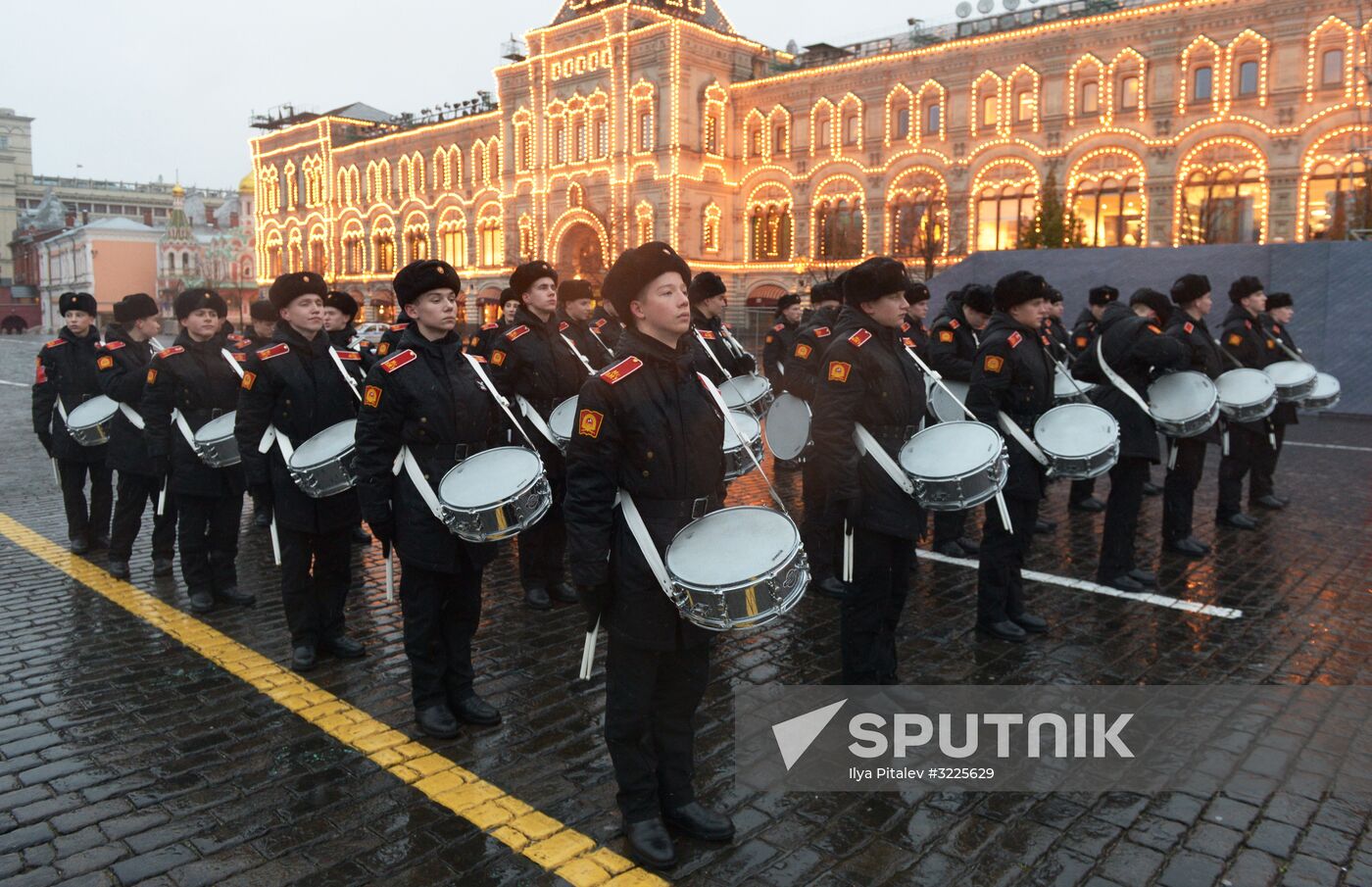 Rehearsal of march to mark 76th anniversary of 1941 parade