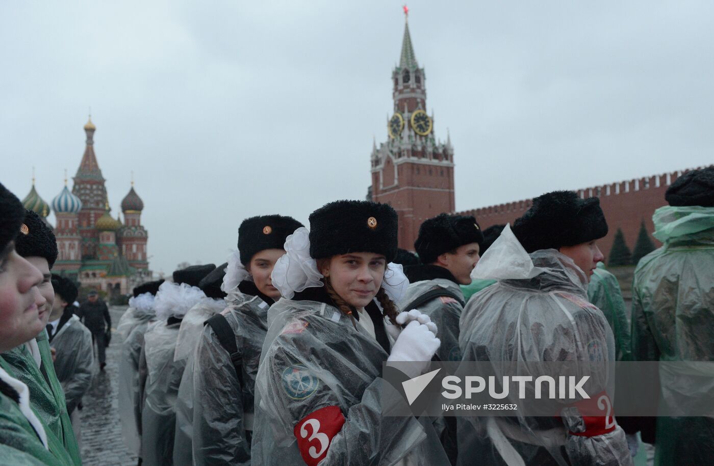 Rehearsal of march to mark 76th anniversary of 1941 parade