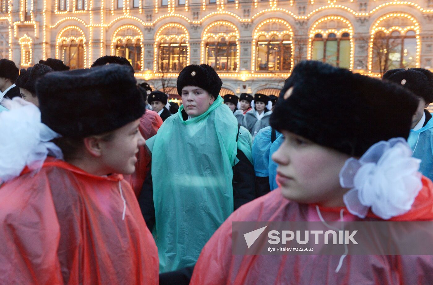Rehearsal of march to mark 76th anniversary of 1941 parade