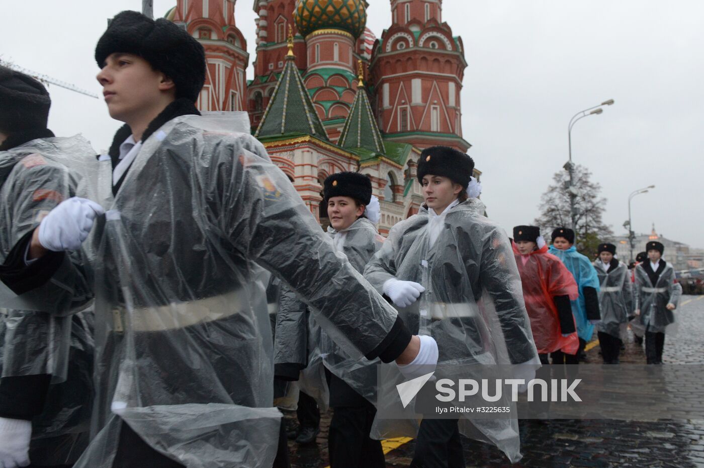 Rehearsal of march to mark 76th anniversary of 1941 parade