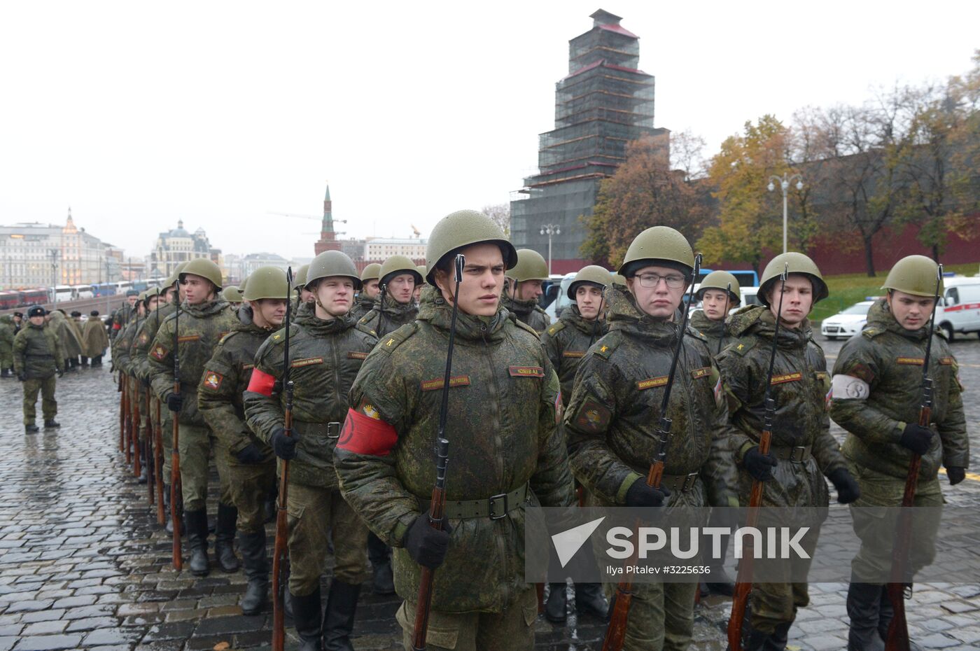 Rehearsal of march to mark 76th anniversary of 1941 parade
