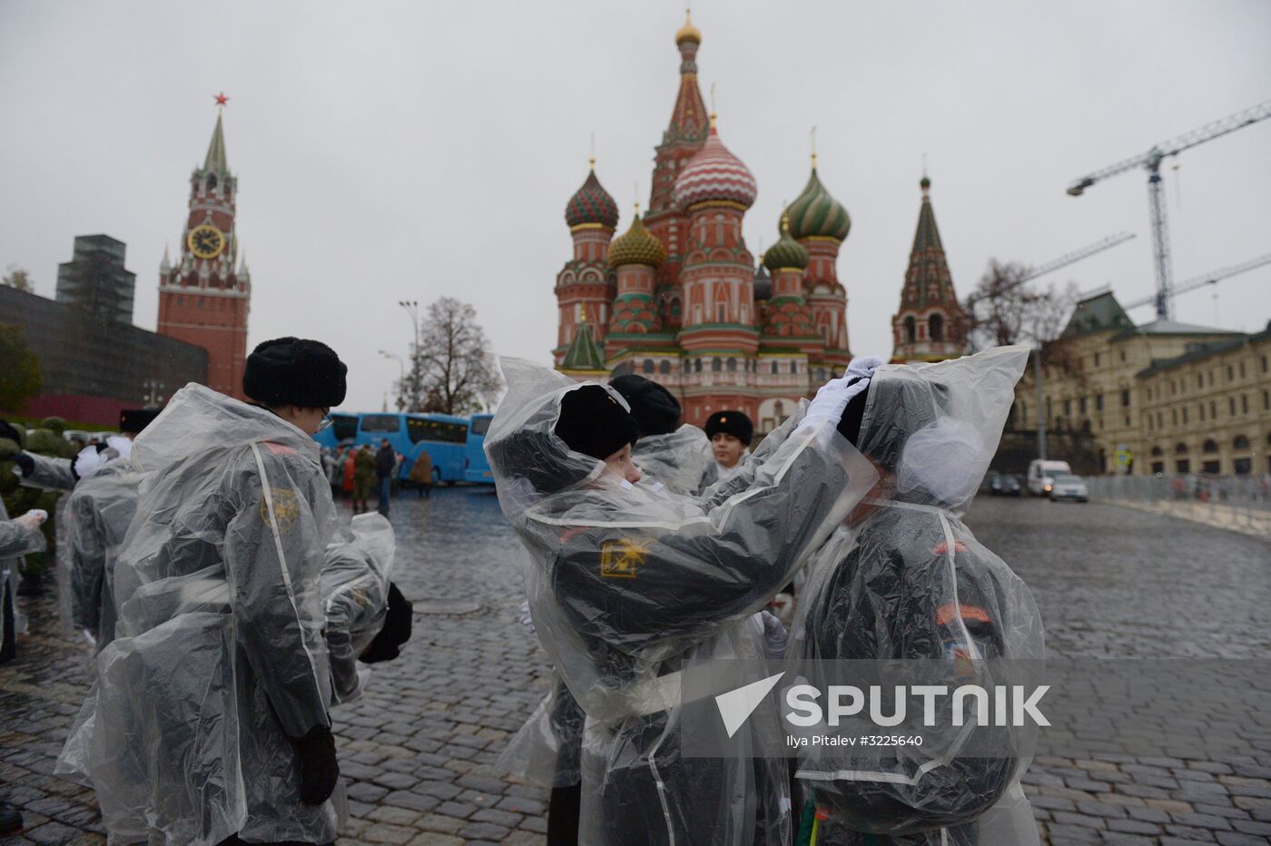 Rehearsal of march to mark 76th anniversary of 1941 parade