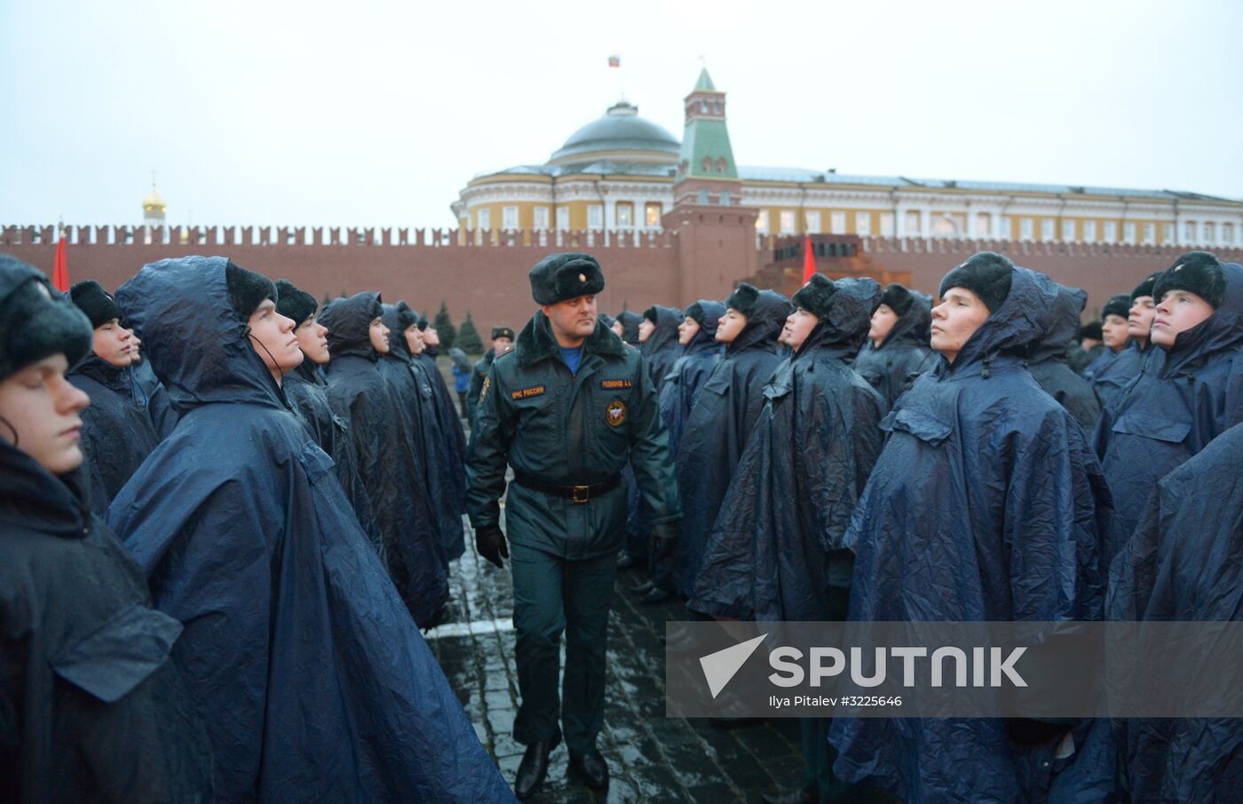 Rehearsal of march to mark 76th anniversary of 1941 parade