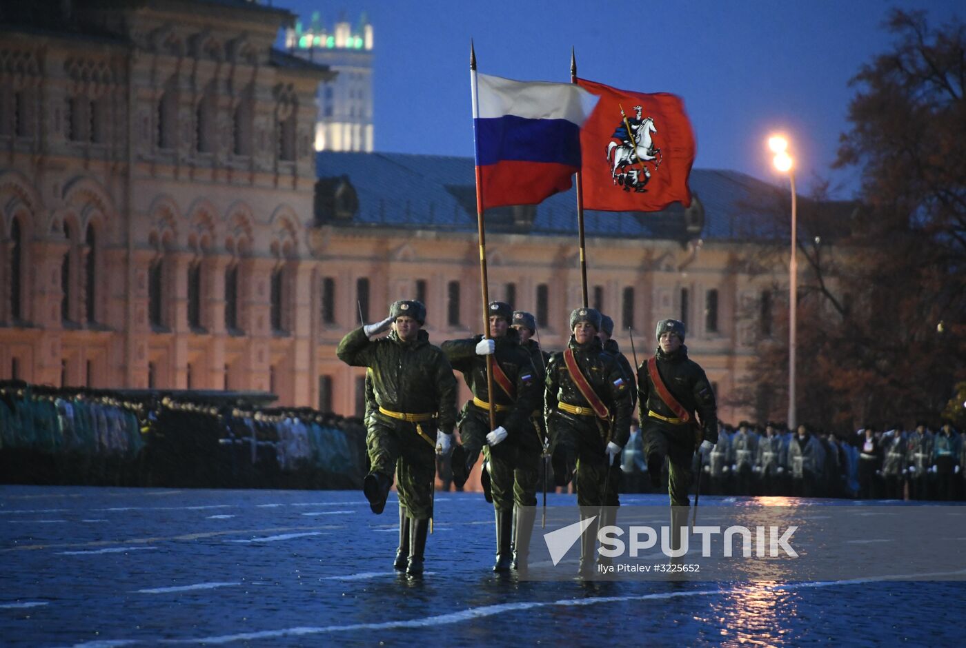 Rehearsal of march to mark 76th anniversary of 1941 parade