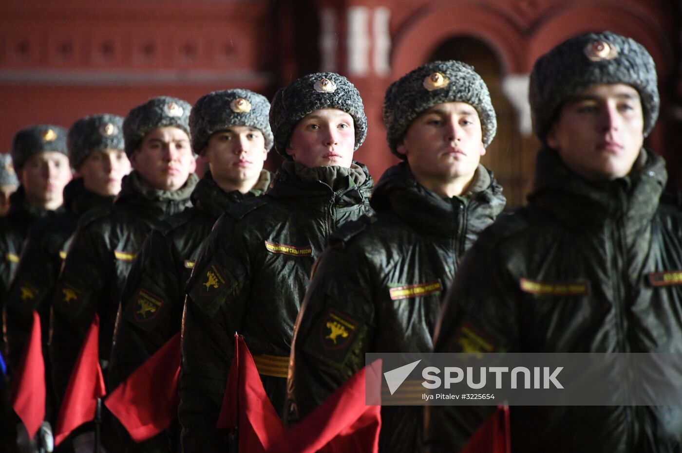 Rehearsal of march to mark 76th anniversary of 1941 parade